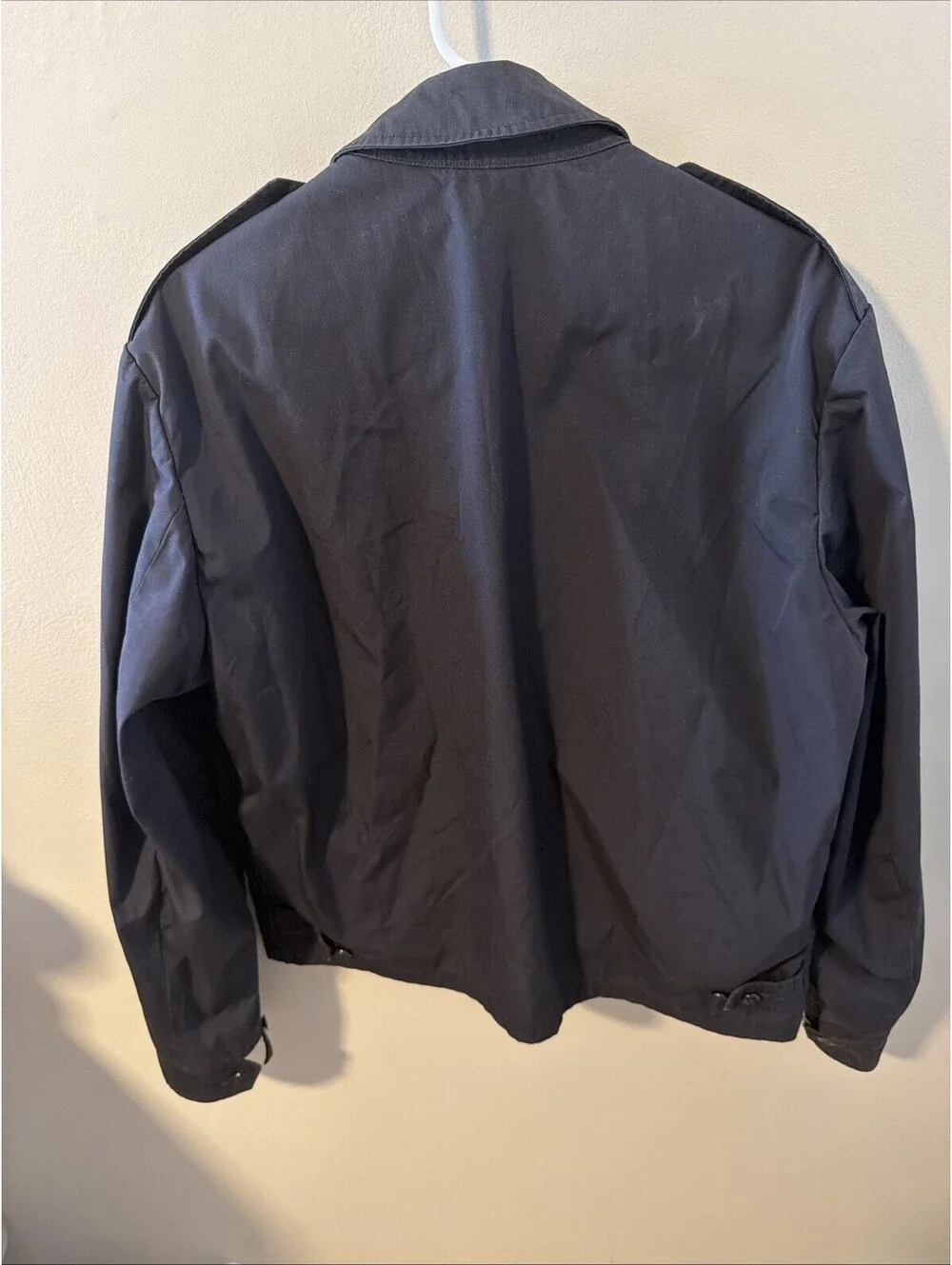 vintage US military Navy Official Uniform bomber jacket men size large..